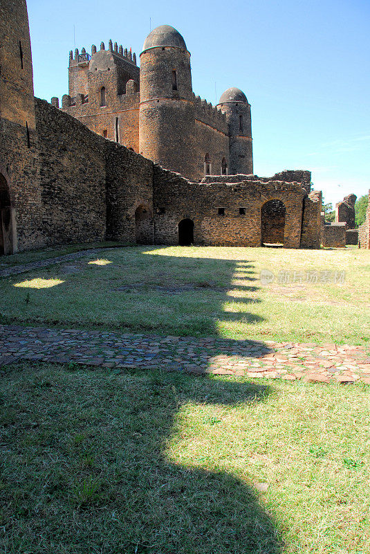 Gondar，埃塞俄比亚，Fasil Ghebbi, Iyasu城堡，联合国教科文组织世界遗产